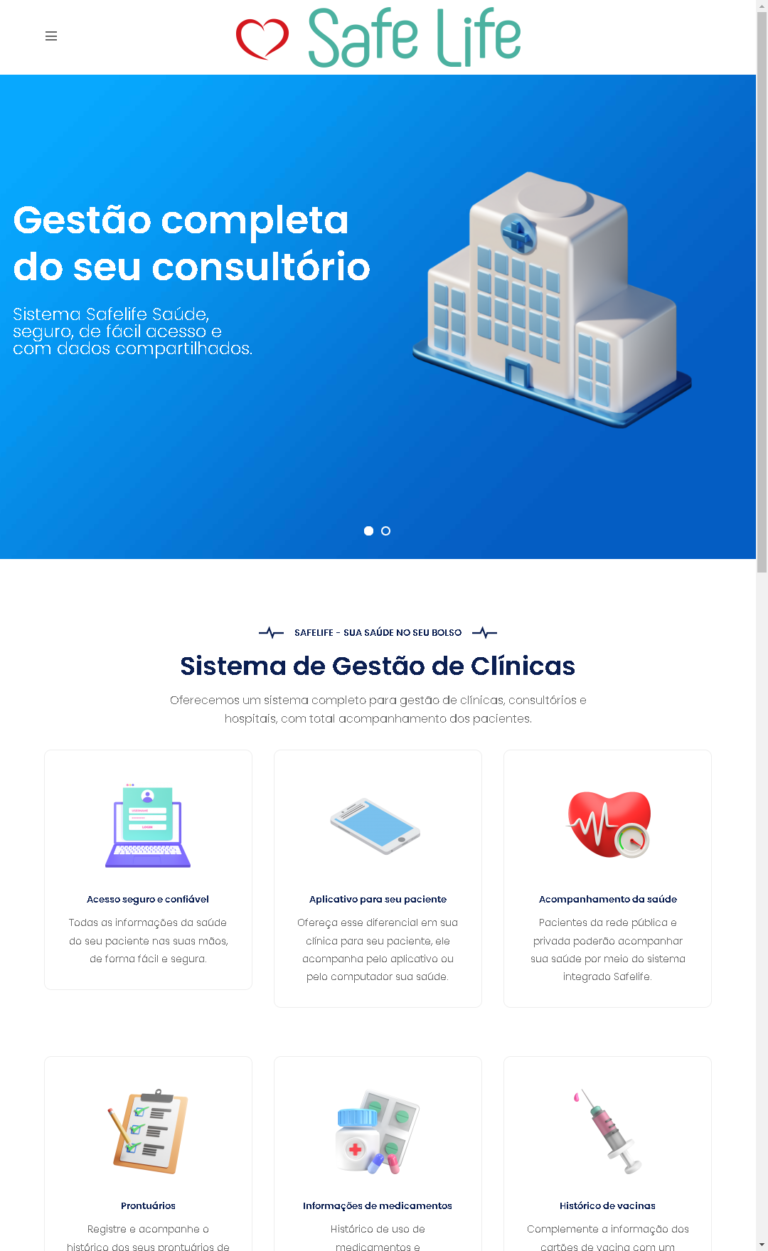 Safelife, startup da área de saúde